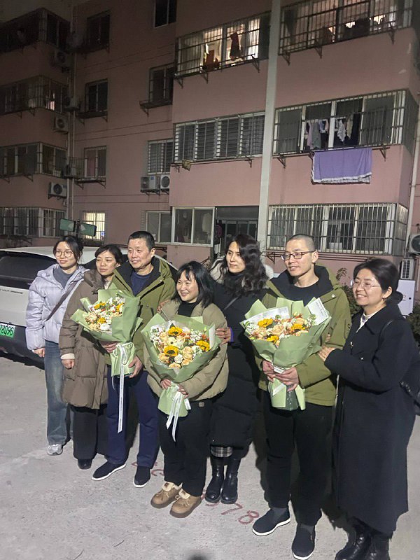 20250109国度珍贵影像：安徽蚌埠活石归正教会，三位肢体获得取保